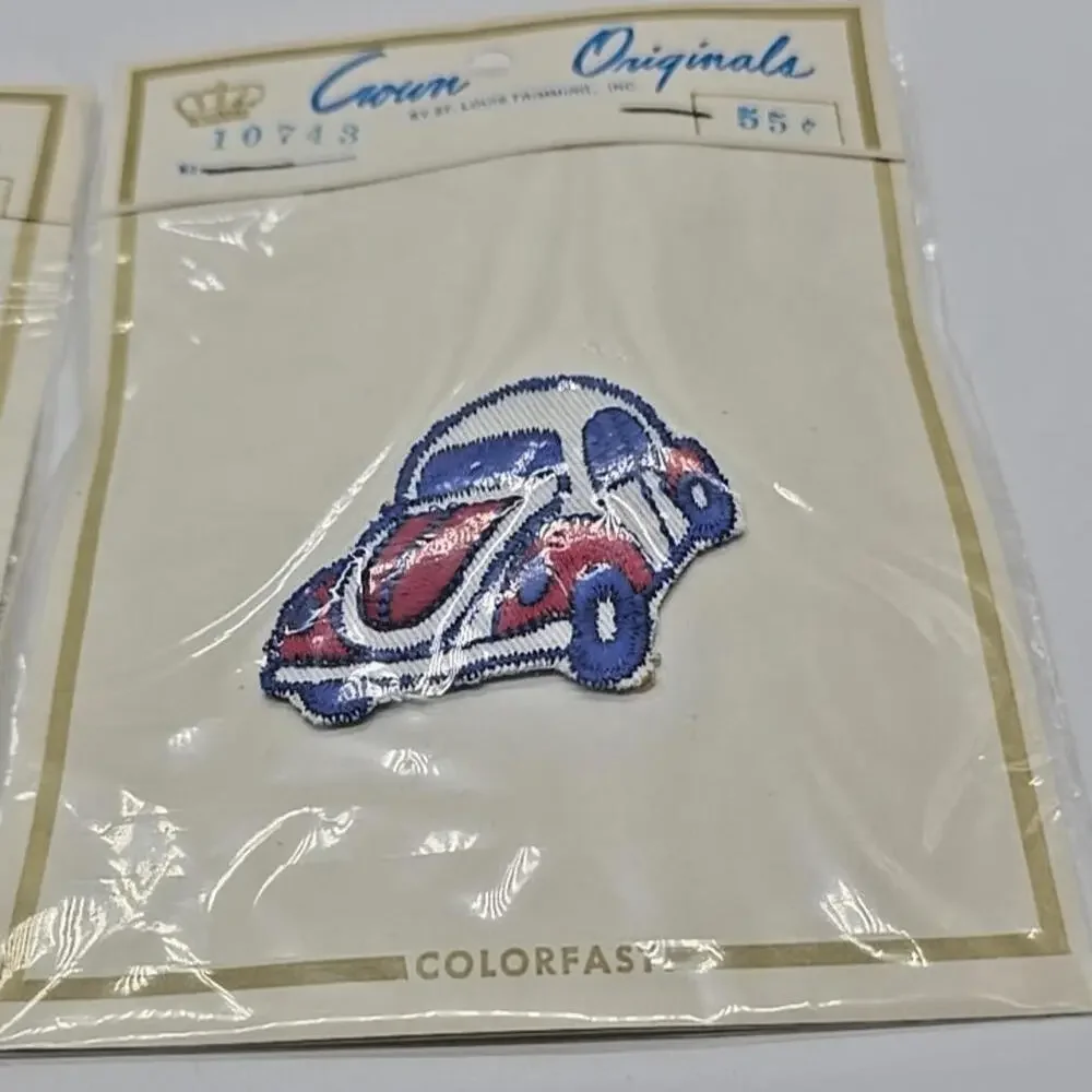 Volkswagen Beetle Vintage‎ 1970's Crown Originals - Sew On Patch No. 10743